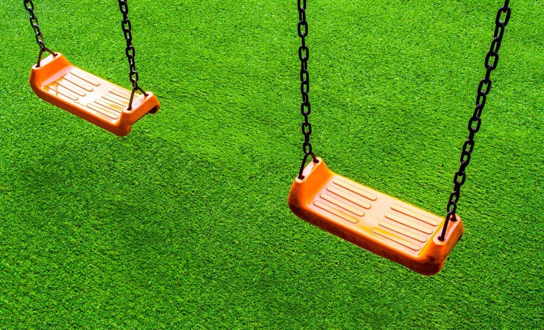 Césped artificial para parques infantiles