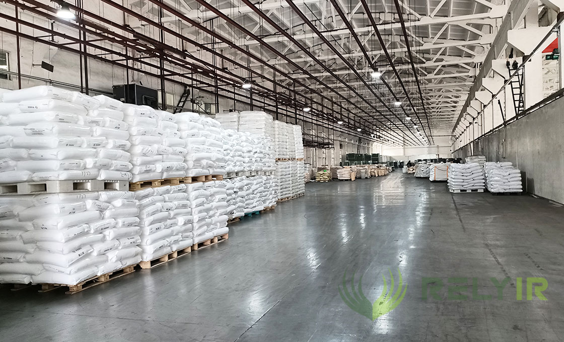 Relyir raw material warehouse in Jiangsu, China