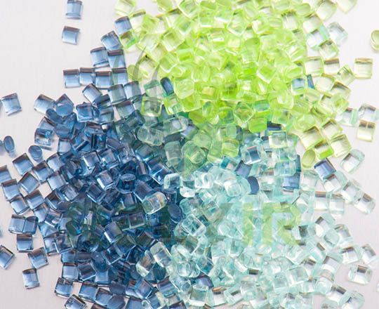Compounding raw PE materials for artificial grass yarn