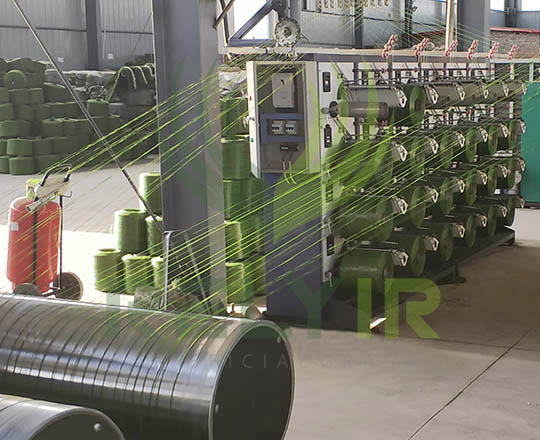 Extruding PE monofilament yarn for artificial grass