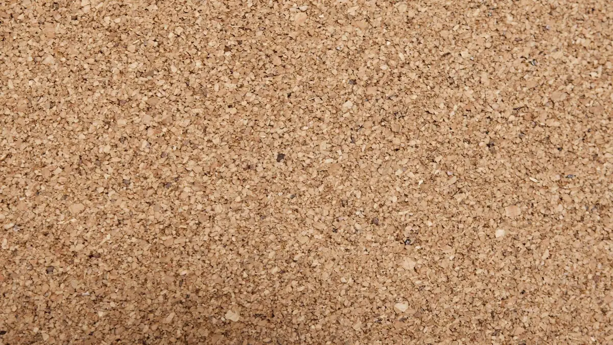 Brown rubber granule infill texture in close-up