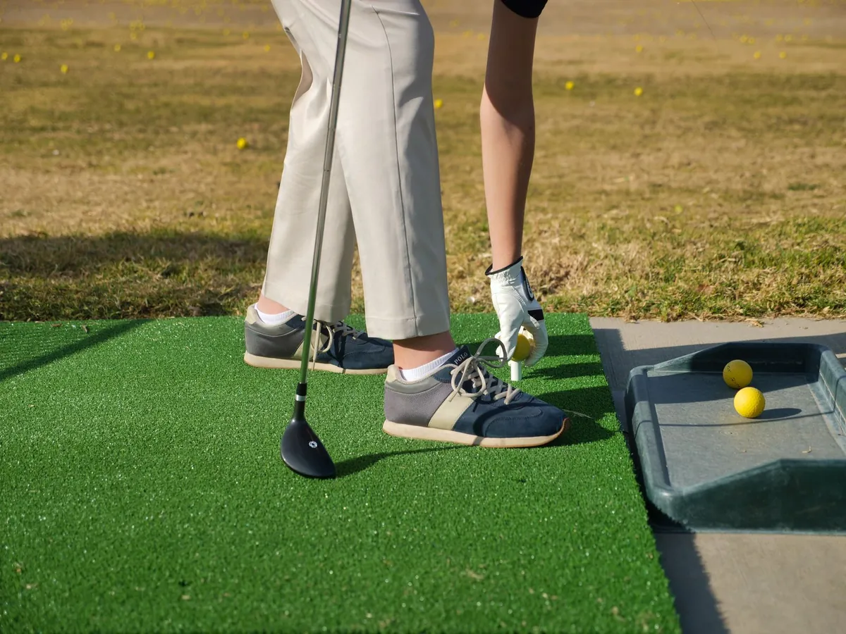 A covered practice bay with mats open through the wet season