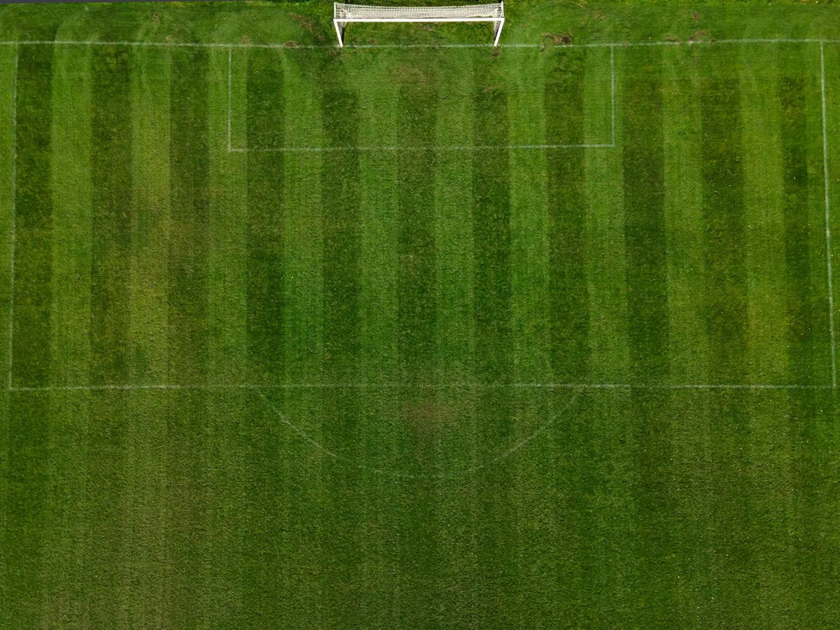 Wide view of multi-sport artificial grass surface used to compare performance across synthetic turf sports fields